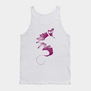 Seahorse fabric pattern graphic design by ironpalette Tank Top